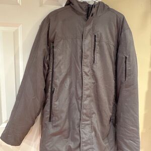 Lululemon Water-Resistant Insulated Hooded Jacket – Gray – Size XL